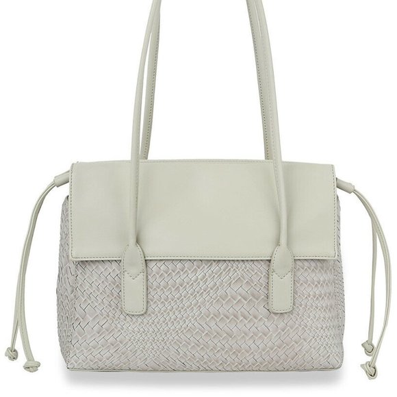 Handbags - Casual Classics Woven Embossed Shoulder Bag